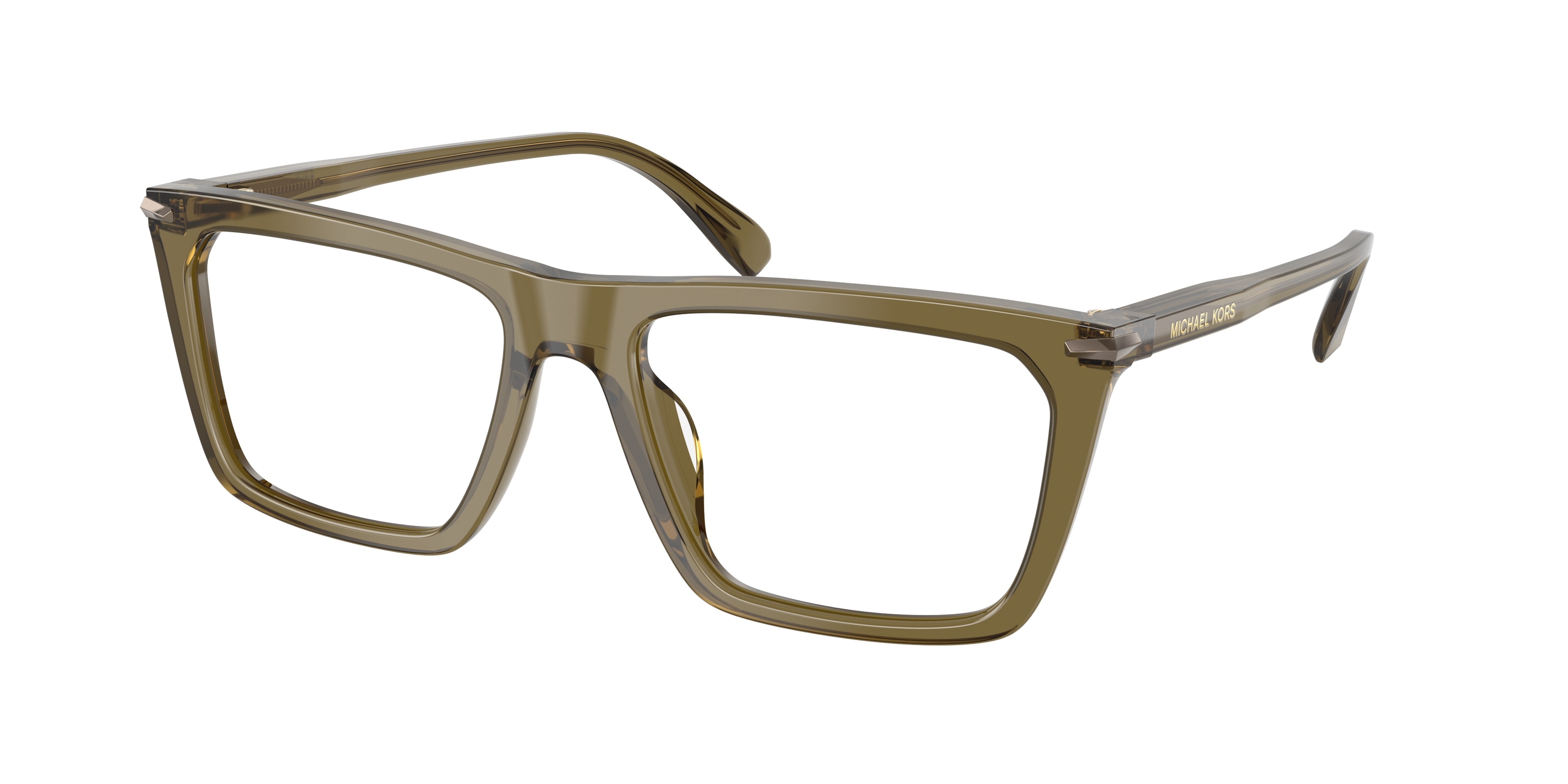 Michael Kors Herren MK4157U Echo Park 4012 Optische Fassungen Acetat GrüN Transparent Quadratisch Normal-image